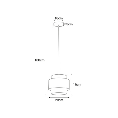 Lampa wisząca K-5230 z serii GATO