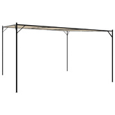 Altana, beżowa, 4x4 m, 180 g/m?, tkanina i stal