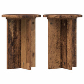 Stojak na rośliny 2 pcs Stare drewno ?29,5 x 40 cm