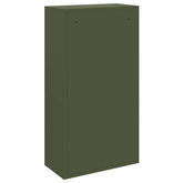 Skrzynka na przesyłki Zielony oliwkowy 44 x 22 x 82 cm Stal