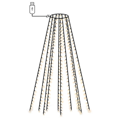Lampki choinkowe w formie siatki, 300 LED, 300 cm