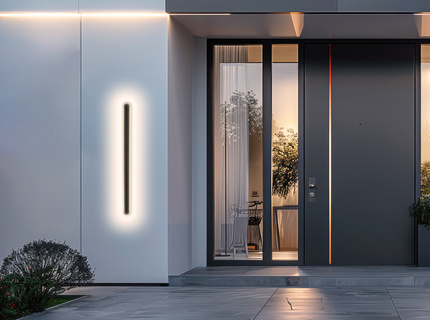 Lampa zewnętrzna elewacyjna STICK – minimalistyczny kinkiet LED 90 cm 28W - nowoczesne oświetlenie zewnętrzne IP65