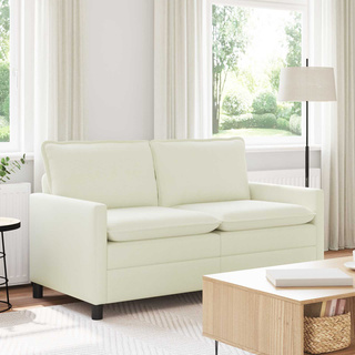 Sofa kremowy 156 x 81 x 87,5 cm tkanina