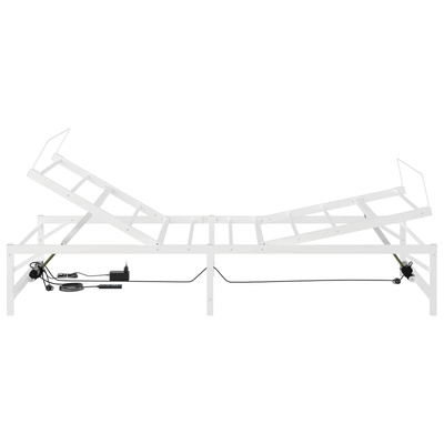 Elektro Regulowany Stelaż Łóżka Biały 75 x 190 cm Stal