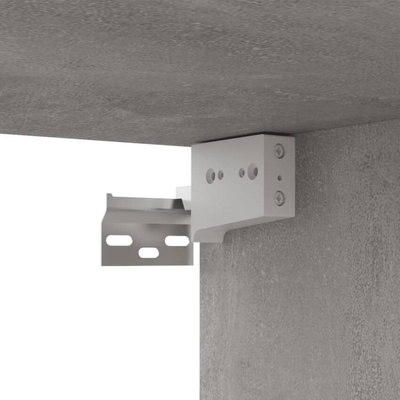 vidaXL Szafka pod TV, szarość betonu, 80x30x30 cm