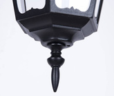 Lampa ogrodowa wisząca K-5006H CZARNY z serii LOZANA