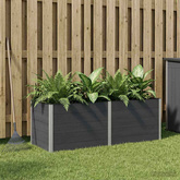 Podniesiona rabata ogrodowa Czarny 250 x 100 x 91 cm