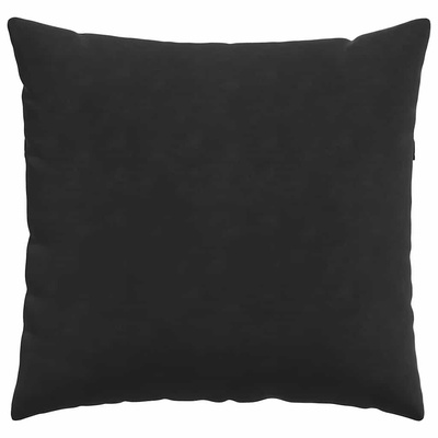 Poduszki na sofę 2 pcs Czarny 45 x 45 cm Tkanina sztruksowa