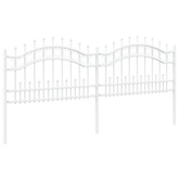 Ogrodzenie Ogrodowe KAMPEN 240 x 118 cm Stal Malowana Proszkowo