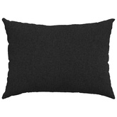 Poduszki na sofę 2 pcs Czarny 70 x 50 cm tkanina