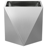 Donica 2 pcs Srebrny 40 x 40 x 40 cm Stal Galwanizowana