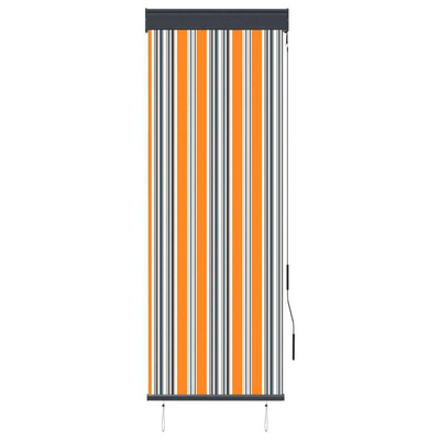 vidaXL Roleta zewnętrzna, 60x250 cm, żółto-niebieska