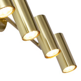 Lampa mosiądz ścienna/sufitowa listwa 4x15W Colly 94-01740