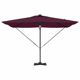 Parasol Roma Czerwony 286 x 284 x 270 cm Aluminium i Poliester