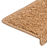 Maty na schody 10 szt. 65x21x4 cm Beżowe, prostokątne krawędzie
