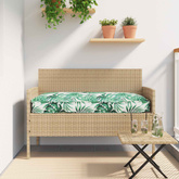 Poduszka Wzór liścia 120 x 60 x 12 cm Materiał Oxford Liść