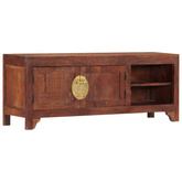 vidaXL Szafka pod TV, 120x30x40 cm, lite drewno akacjowe