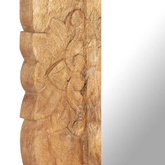 vidaXL Lustro, 80 x 50 cm, lite drewno mango