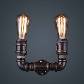 Kinkiet Led Industrialny Rury Retro 2xE27 Aruzzo Tubo