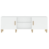 vidaXL Szafka pod TV, biała, 150x30x50 cm, materiał drewnopochodny wariant 5