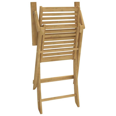 vidaXL Składane krzesła ogrodowe, 4 szt., 54,5x61,5x86,5 cm, akacja
