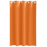 Firany blackout z kółkami 2 pcs Jasnopomarańczowy 175 x 140 cm