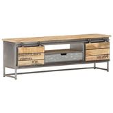vidaXL Szafka pod TV, 120x30x40 cm, lite drewno mango