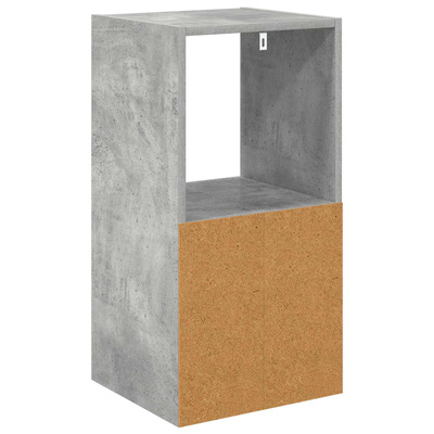 Stolik nocny Betonowy szary 35 x 32 x 68,5 cm