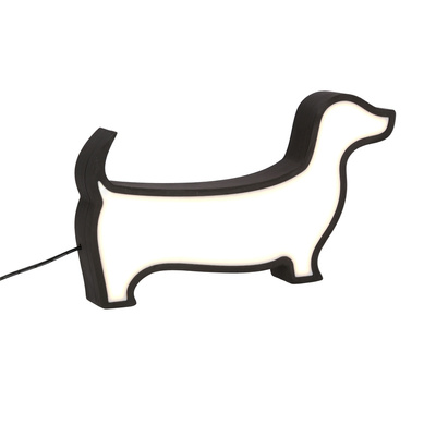 DOG LAMPA lampka stołowa LED IQ KIDS czarny