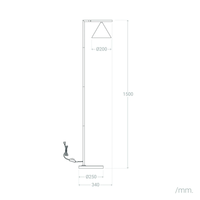Lampka Podłogowa Złota Abruzzo Valentino E27
