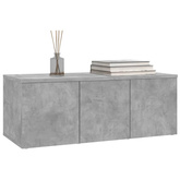 vidaXL Szafka pod TV, szarość betonu, 80x34x30 cm