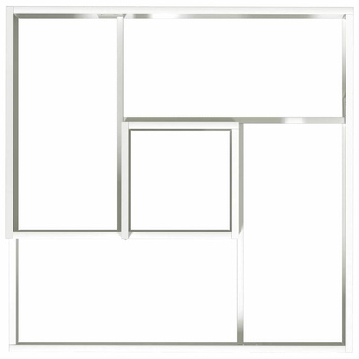 Doniczka ogrodowa Biały 60 x 60 x 50 cm Stal zimnogięta
