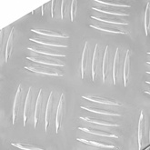 Stopień Prostokątny 10 pcs Srebrny 60 x 18 x 2,5 cm Aluminium