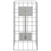 Kran Gabionowy Srebrny 26 x 25 x 50 cm Stal nierdzewna