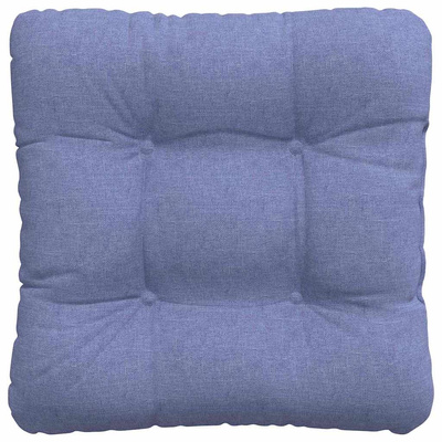 Poduszki na siedziska 4 pcs Niebieski dżins 40 x 40 x 12 cm