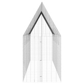 Klatka dla kur 2 szt. srebrny 600 x 100 x 210 cm