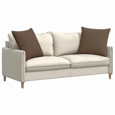 Poduszki na sofę 2 pcs Brązowy 80 x 80 cm tkanina