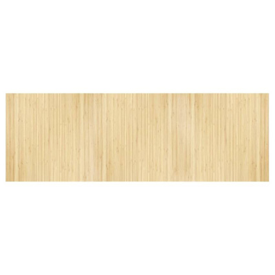 Dywan prostokątny, jasny naturalny, 100x300 cm, bambusowy vidaXL
