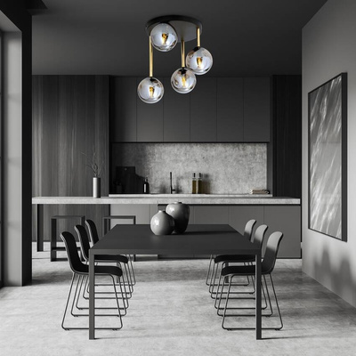 Lampa sufitowa DOLCE 4 BL GRAFIT