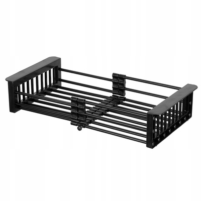 Koszyk stalowy czarny black mat