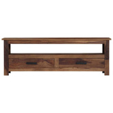 vidaXL Szafka pod TV, 118x30x40 cm, lite drewno sheesham