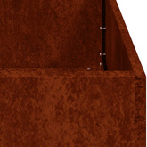 Doniczka Rusty 120x40x40 cm Stal nierdzewna