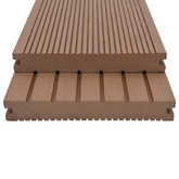 Deska Tarasowa 6 pcs Jasny Brąz Kompozyt drewniano-plastikowy
