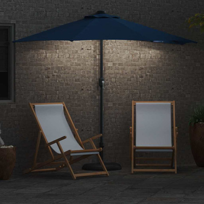 Parasolka ogrodowa 294 x 150 x 224 cm Poliester i Stal
