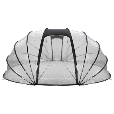 Namiot basenowy przezroczysty 538 x 440 x 204 cm PVC
