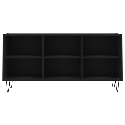 vidaXL Szafka pod TV, czarna, 103,5x30x50 cm, materiał drewnopochodny