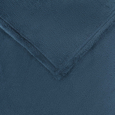 Koc Granatowy 240 x 270 cm Polar