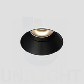 Trimless bezramkowy downlight Podtynkowy Czarny