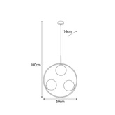 Lampa wisząca K-5103 z serii PARVA