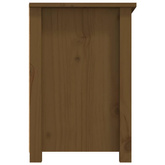 vidaXL Szafka pod TV, miodowy brąz, 79x35x52 cm, lite drewno sosnowe